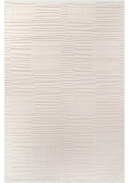 Bambu Yumuşak Halı Salon Mutfak Koridor Kesme Yolluk Dokuma Makine Halısı Art Beyaz