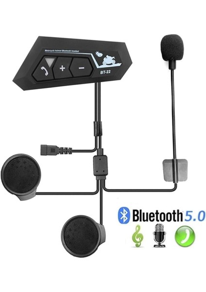Bluetooth Moto Kulaklık, Intercom, Kask Için, Kablosuz Konfor ve Ses Kalitesi
