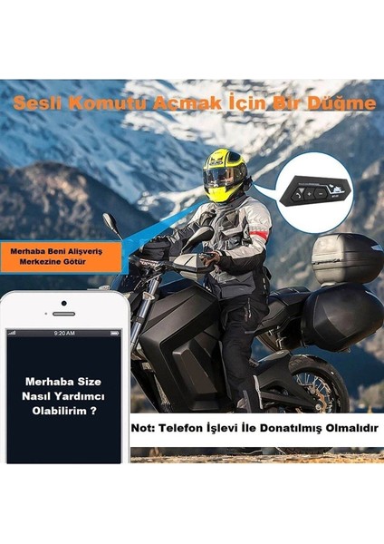 Bluetooth Moto Kulaklık, Intercom, Kask Için, Kablosuz Konfor ve Ses Kalitesi modelleri