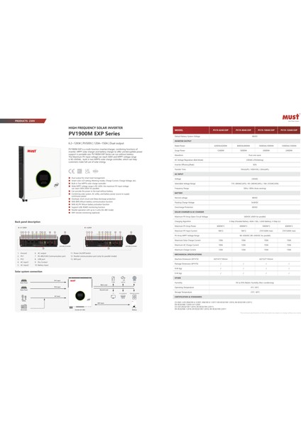 6 Kw Mppt Off-Grid Inverter – Şebekeden Bağımsız, Akıllı Enerji Çözümü indirimleri