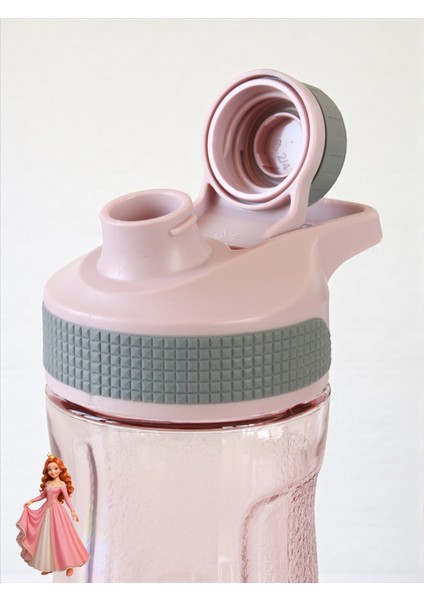 Beslenme Seti - 4 Bölmeli 2 Katlı Kare Beslenme Kutusu ve 530 ml Matara - Bpa Free - Çantalı Set