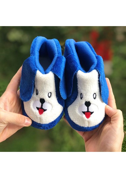 Çocuk Panduf Emojili Köpek Figürlü Çocuk Panduf Anaokulu Kreş Ev Ayakkabısı Ev Botu fiyatları