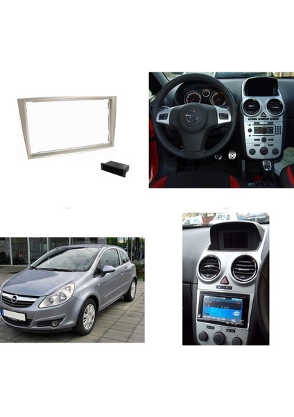 Gri Renk Araç Iç Teyp Çerçevesi, Şık ve Estetik Tasarım