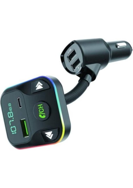 G12 Pd Şarj ve Dijital Gösterge ile Bluetooth Fm Transmitter