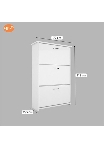 Düşer Kapaklı Ayakkabılık 3 Kapaklı Ayakkabı Dolabı fiyatları