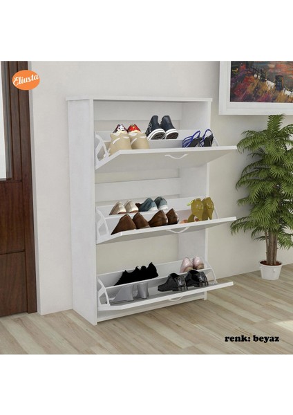 Düşer Kapaklı Ayakkabılık 3 Kapaklı Ayakkabı Dolabı modelleri