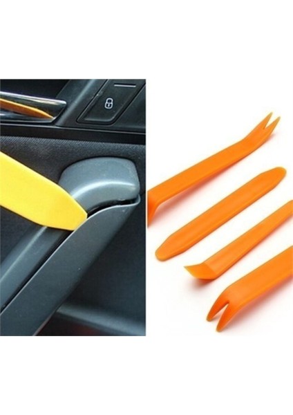 4 Parça Oto Teyp ve Kapı Sökme Seti, Pratik ve Güvenli Kullanım