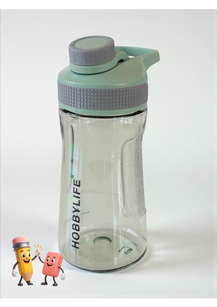 Beslenme Seti - 4 Bölmeli 2 Katlı Kare Beslenme Kutusu ve 530 ml Matara - Bpa Free - Çantalı Set