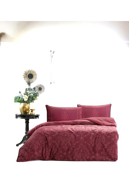 Soft Life Clasurol Çift Kişilik %100 Pamuk Saten Nevresim Takımı