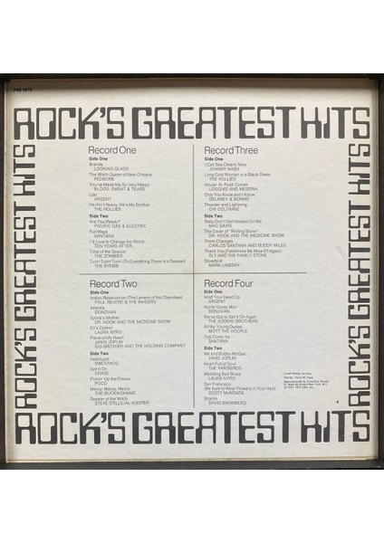 Various – Rock's Greatest Hits fiyatları