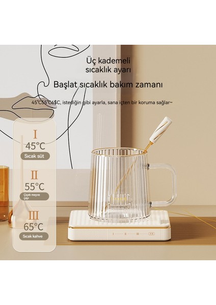 Termostat Ayarlanabilir Sıcaklık Isıtıcı Bardak Altlığı Bardak ile (Yurt Dışından) fiyatları