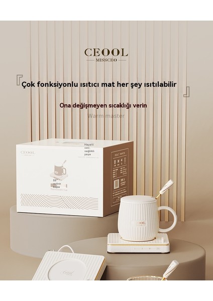Termostat Ayarlanabilir Sıcaklık Isıtıcı Bardak Altlığı Bardak ile (Yurt Dışından) modelleri