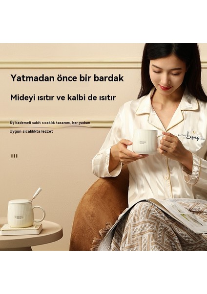 Termostat Ayarlanabilir Sıcaklık Isıtıcı Bardak Altlığı Bardak ile (Yurt Dışından) indirimleri