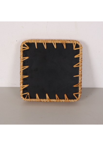 Mylamp Kare Balık 18X18X3 Sedefli Rattan Tepsi & Duvar Dekoru modelleri