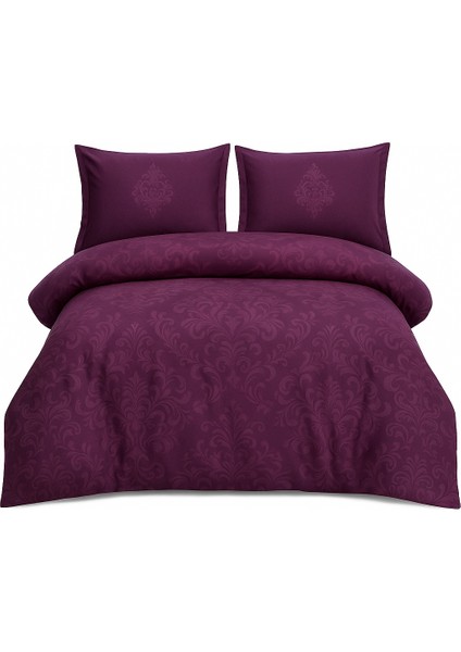 Soft Life Clasurol Çift Kişilik %100 Pamuk Saten Nevresim Takımı