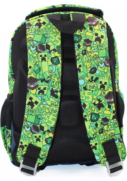 2 Gözlü Adventure Mode Minecraft Anaokulu Çantası - Erkek Çocuk Çanta Kreş Çantası Minecraft Çanta fırsatları