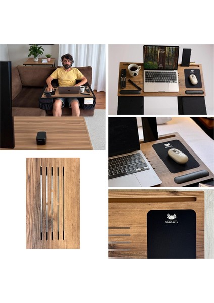Throne Minderli Ekstra Geniş Ergonomik Dizüstü Bilgisayar ve Kanepe Oyun Sehpası indirimleri