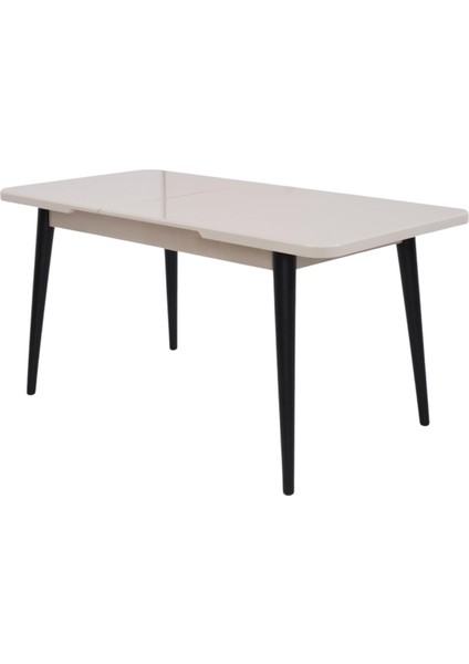 Yakamoz Kum Beji Elma Mdf Mutfak Masa Sandalye Takımı 80X130 indirimleri