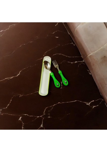 Kaşık Mama Seti Kaşık ve Çatal Hazneli Set 2 Li modelleri