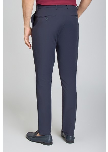 Erkek Lacivert Jogger Cepli Lastikli Rahat Spor Pantolon PNS25Y25100_D39 fırsatları