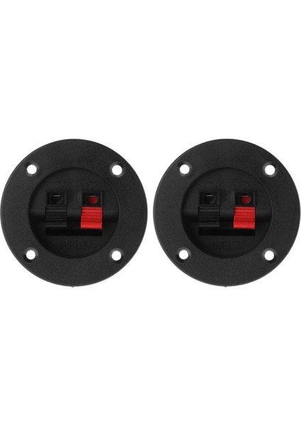 Yuvarlak Iki Adet Hoparlör Terminali, Uyumlu ve Kaliteli Ses Bağlantısı
