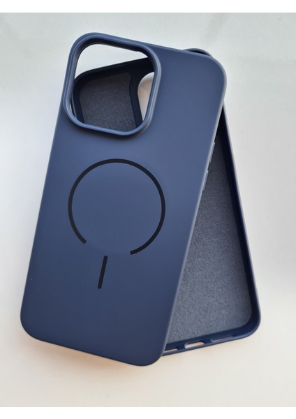 Iphone 14 Promax Magsafe İle Uyumlu Yumuşak Soft Mükemmel Manyetik Esnek Lansman Silikon Kılıf