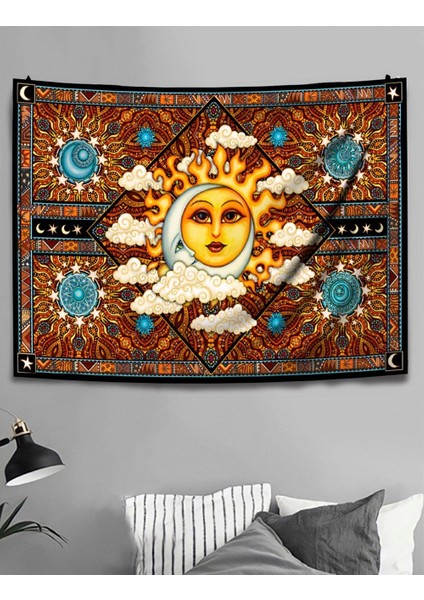 Kahverengi Güneş Kız Duvar Halısı 70X100 cm fiyatları