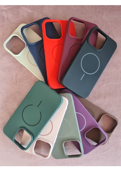 Iphone 14 Promax Magsafe İle Uyumlu Yumuşak Soft Mükemmel Manyetik Esnek Lansman Silikon Kılıf modelleri