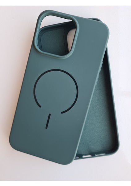 Iphone 14 Promax Magsafe İle Uyumlu Yumuşak Soft Mükemmel Manyetik Esnek Lansman Silikon Kılıf