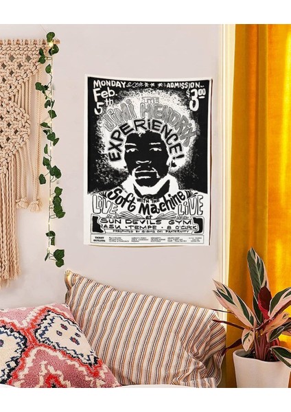 Rock'n Roll 3 'lü Duvar Halısı Seti modelleri