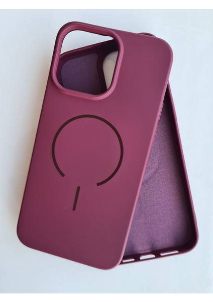 Iphone 14 Promax Magsafe İle Uyumlu Yumuşak Soft Mükemmel Manyetik Esnek Lansman Silikon Kılıf
