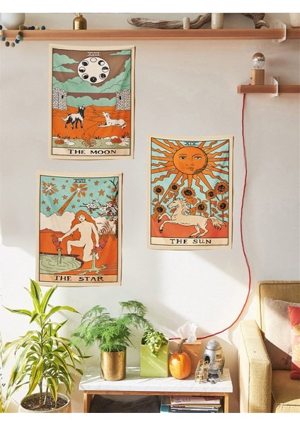 The Sun 3 'lü Duvar Halısı Seti