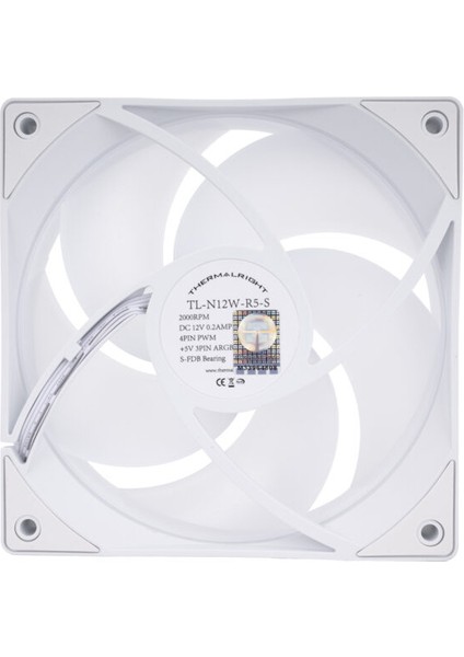 TL-N12W-R5-S Argb 120MM Beyaz Kasa Fanı fiyatları