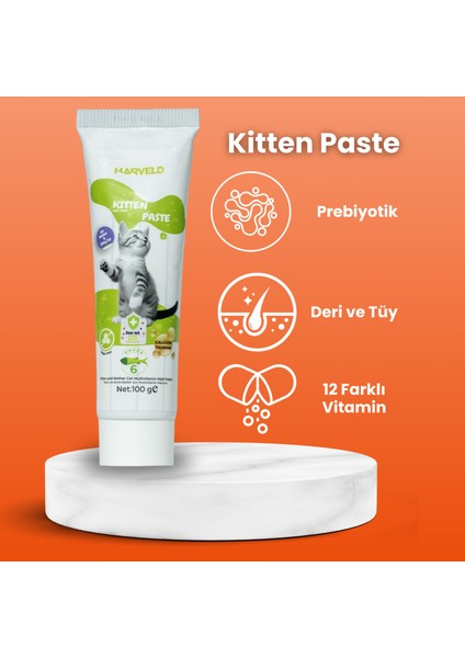 Yavru Kedi Gelişim Için 2'liKedi Bakım Seti Kitten Paste - Immune C modelleri