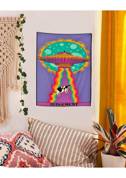 Alien Ufo 3 'lü Duvar Halısı Seti modelleri