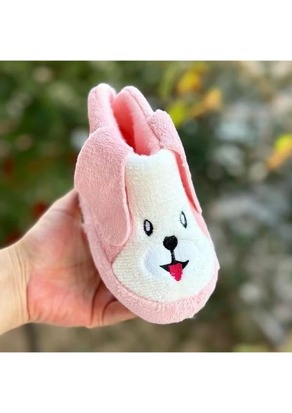 Çocuk Panduf Emojili Köpek Figürlü Çocuk Panduf Anaokulu Kreş Ev Ayakkabısı Ev Botu modelleri