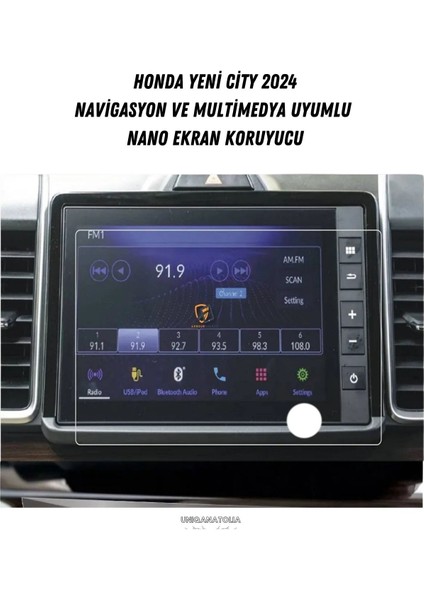 2024 City Nano Ekran Koruyucu, Navigasyon ve Multimedya Uyumlu, Temiz ve Koruyucu