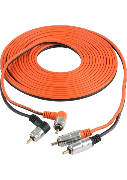 Rca Kablo Silikonlu Altın Kaplama 5m 100% Bakır Yüksek Kaliteli Ses Kablosu