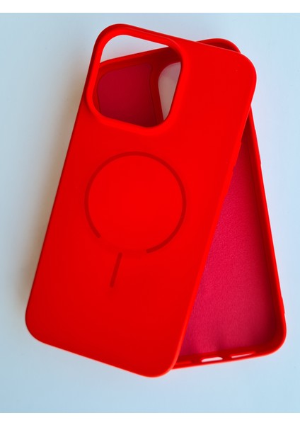 Iphone 14 Promax Magsafe İle Uyumlu Yumuşak Soft Mükemmel Manyetik Esnek Lansman Silikon Kılıf