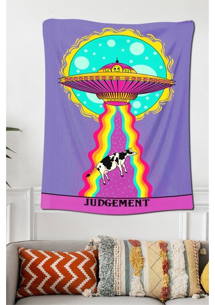 Alien Cow Duvar Halısı 70X100 cm
