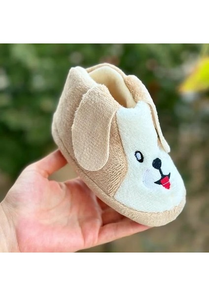 Çocuk Panduf Emojili Köpek Figürlü Çocuk Panduf Anaokulu Kreş Ev Ayakkabısı Ev Botu modelleri