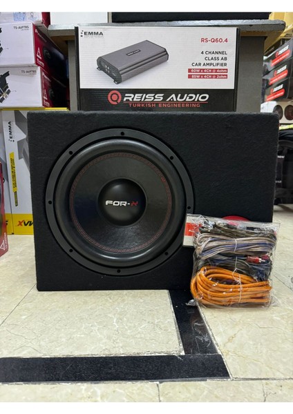 120CM 1200W 4 Kanallı Oto Anfi Kablo Seti, Güçlü ve Çok Kanallı Ses Sistemi