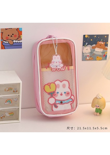 1 Adet Sevimli Büyük Kapasiteli Kalem Kutusu Kawaii Pencilcase Okul Kalem Kutusu Malzemeleri Kalem Çantası Okul Kutusu Kalemler Kılıfı Kırtasiye (Yurt Dışından)