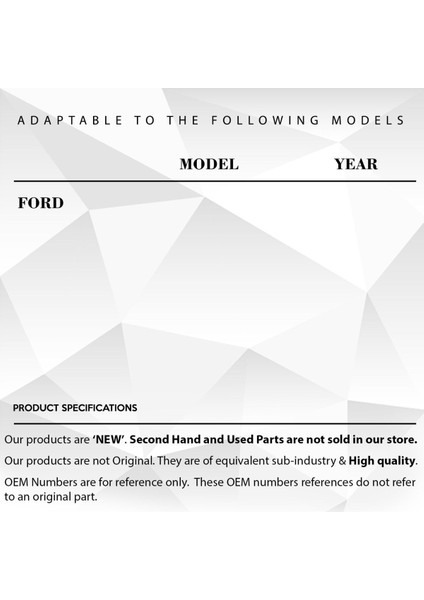 Ford Aracına Uygun Yüksek Kaliteli Radyo Düğmesi, Kolay Montaj ve Kullanım Sağlar fiyatları