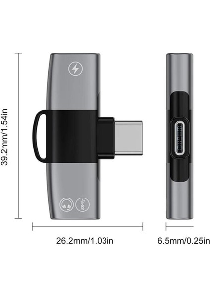 30W Hızlı Type-C To Type-C Şarj ve Kulaklık Dönüştürücü indirimleri
