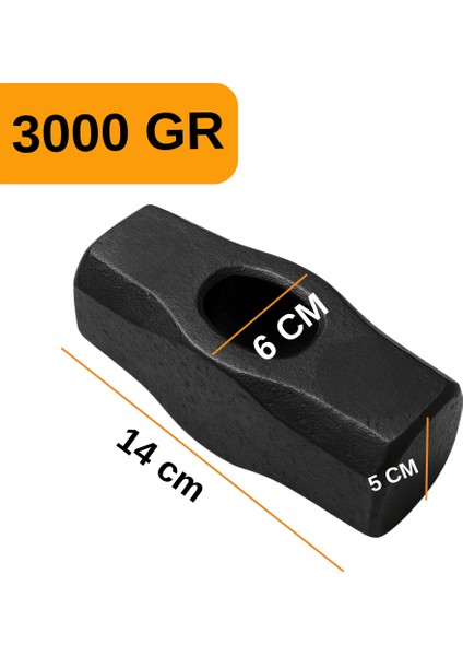 3-5kg Balyoz Başlığı Çelik Uçlu Yassı Çift Taraflı Kullanım Profesyonel Yıkım Inşaat Şantiye Sanayi indirimleri