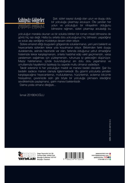 Sahipsiz Gölgeler / Kitap / Edebiyat / Şiir fiyatları