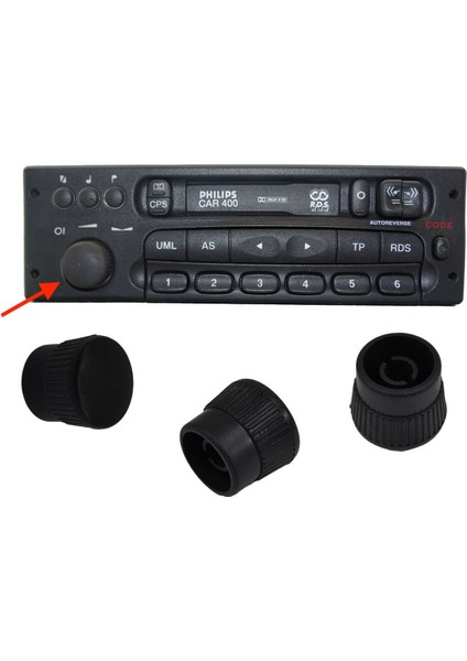 Opel Philips CAR400 Için Radyo Düğmesi, Orijinal ve Kaliteli Yedek Parça modelleri