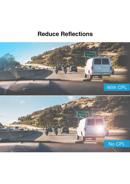 Araç Kameraları Için Uyumlu Cpl Filtre, Net ve Temiz Görüntü Sağlar modelleri