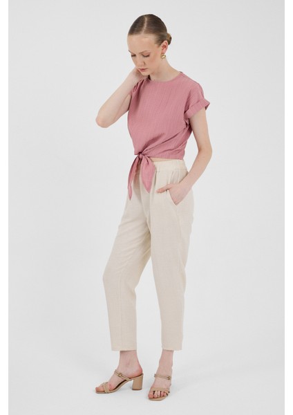 Gül Ön Bağlama Detaylı Bluz 8071A modelleri